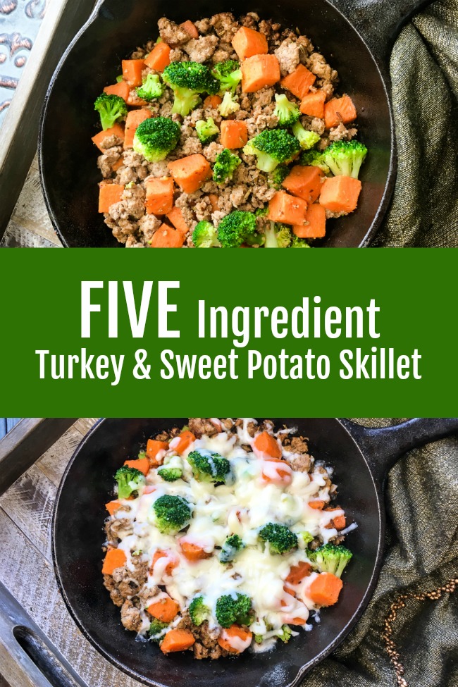 5-Ingredient Turkey and Sweet Potato Skillet - Creative Cynchronicity