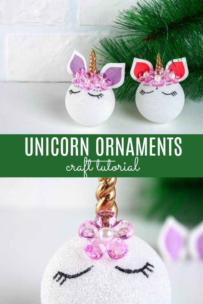 How to Make Adorable Unicorn Ornaments - the Making Life