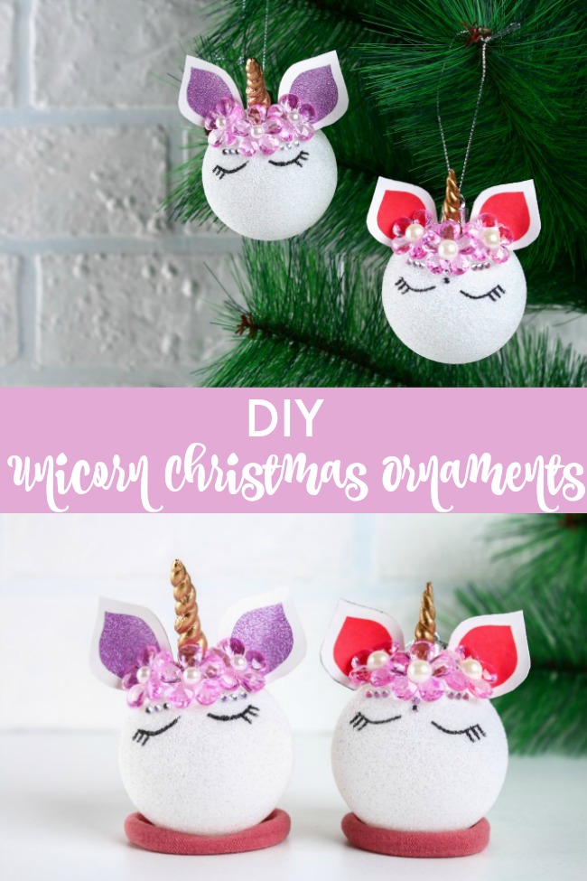 DIY Unicorn Christmas Ornament - Creative Cynchronicity