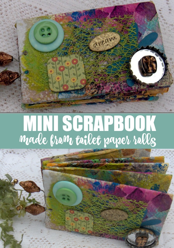 DIY- Craft for kids/How to make- Mini scrapbook photo album /DIY