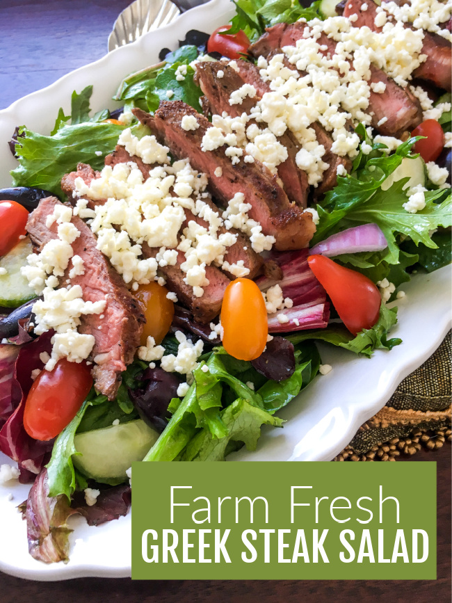 This image has an empty alt attribute; its file name is farm-fresh-greek-steak-salad-recipe.jpg