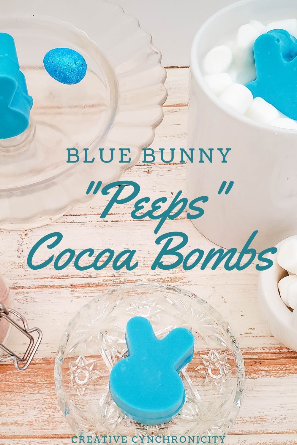 Blue Bunny "Peeps" Cocoa Bombs