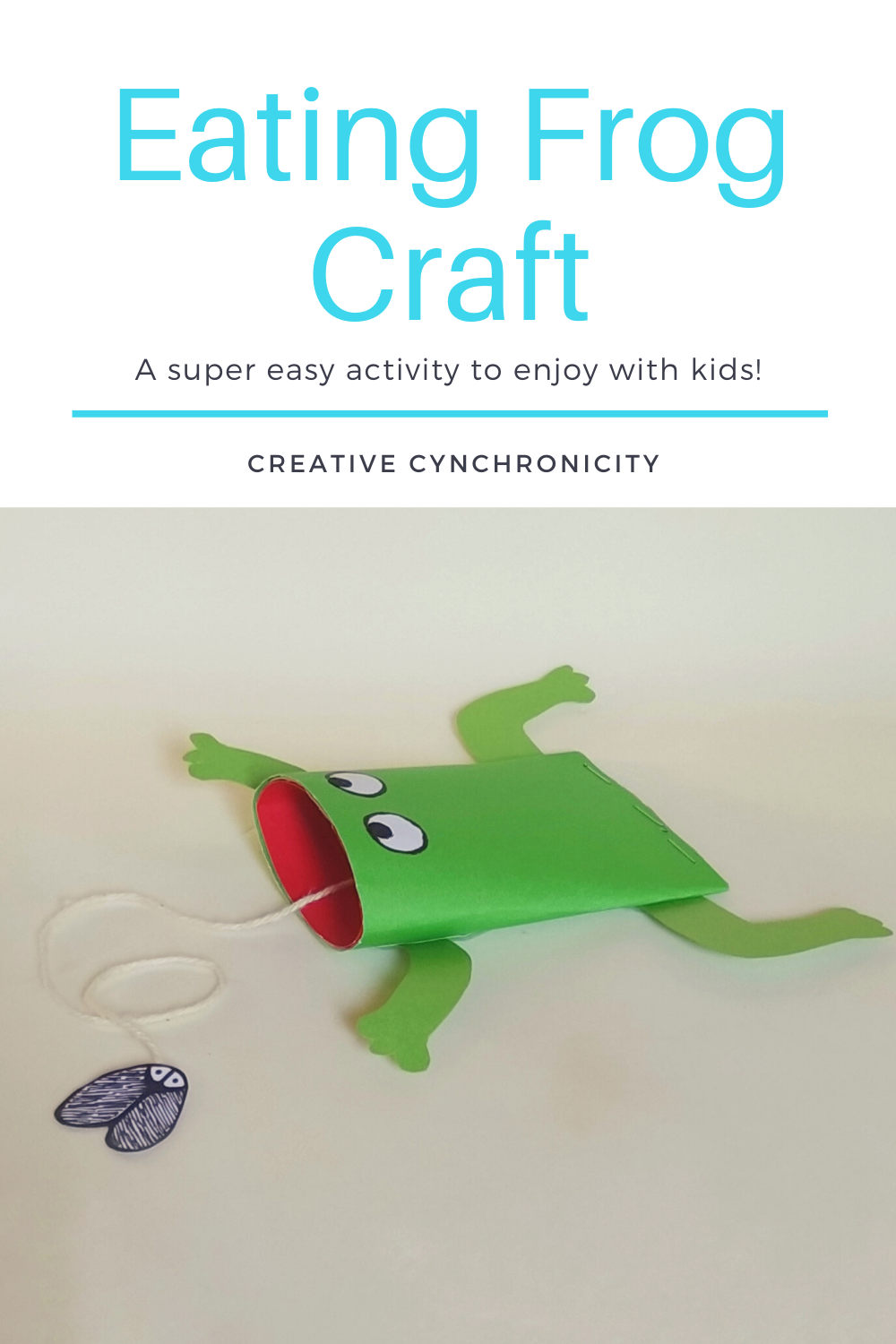 Eating Frog Craft: A super easy activity to enjoy with kids!