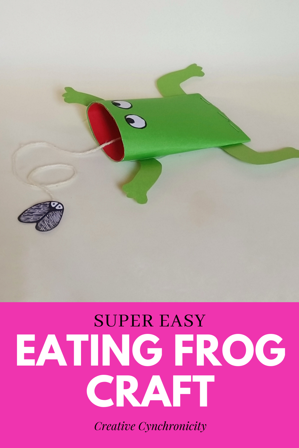 super easy eating frog craft