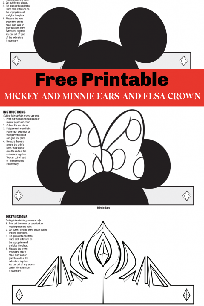 Mickey Mouse Cut Out Ears