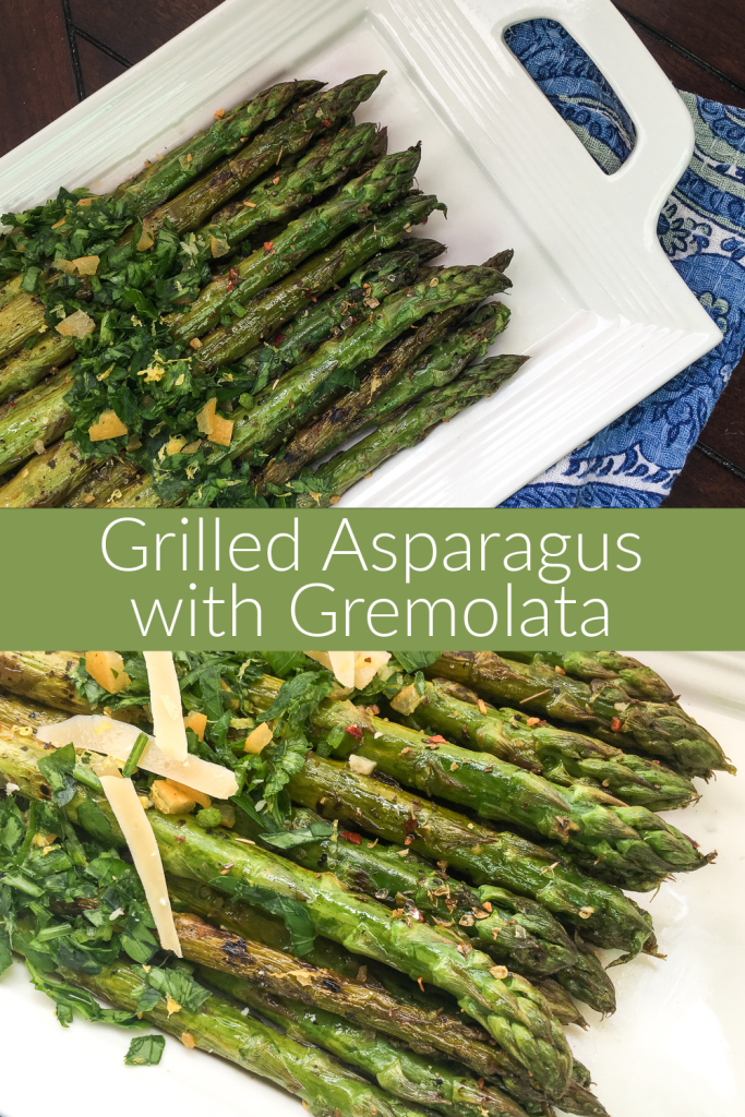 Grilled Asparagus with Gremolata