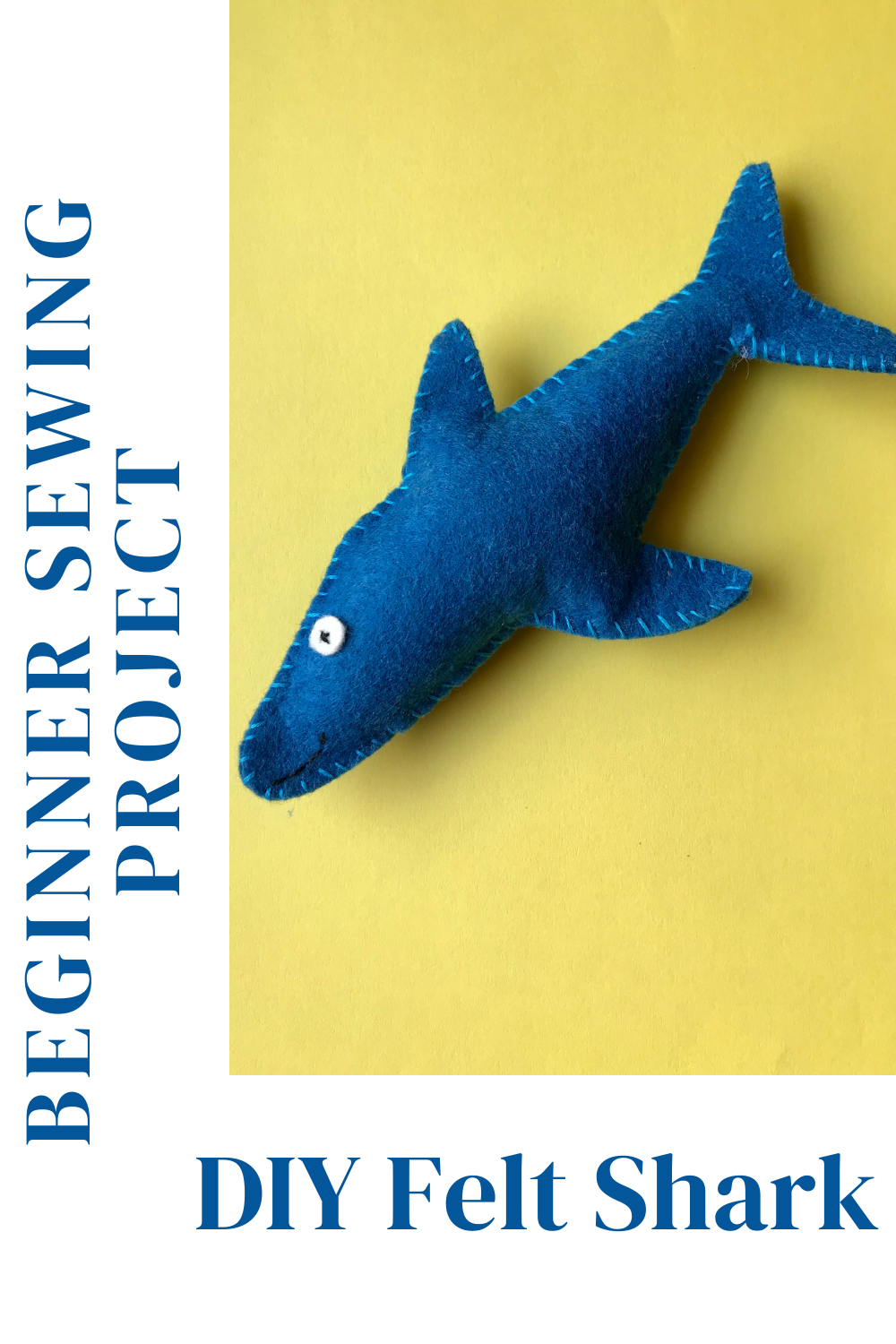 DIY Felt Shark - Creative Cynchronicity
