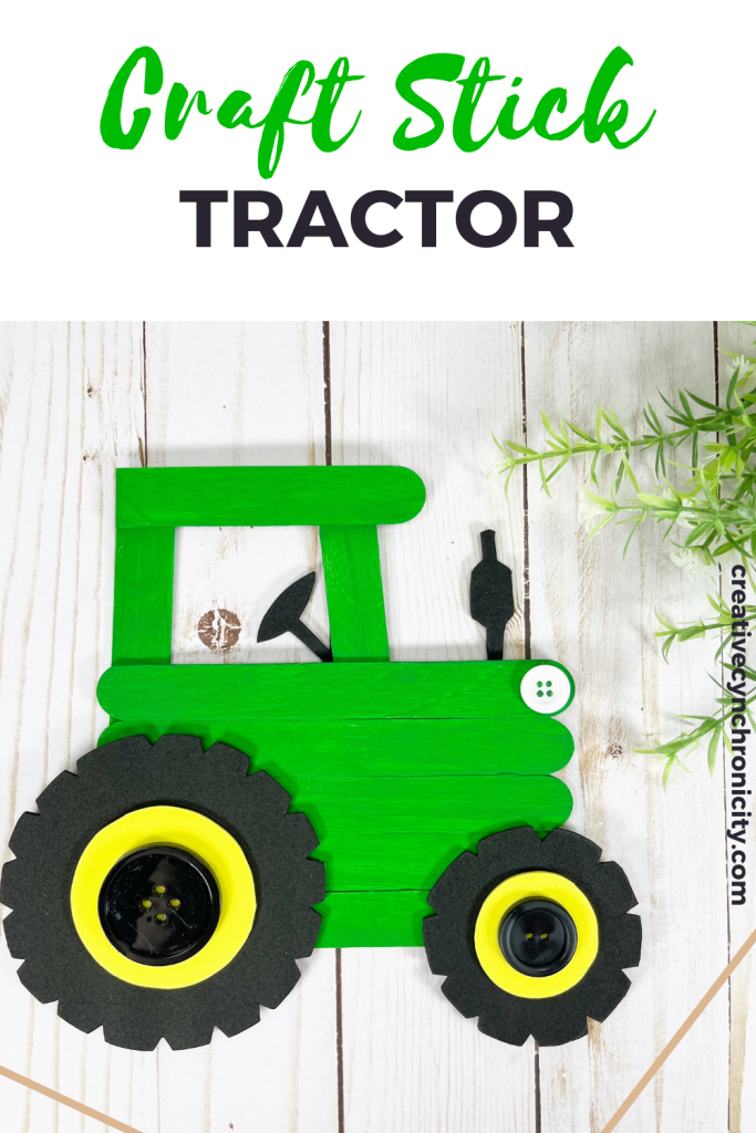craft stick tractor