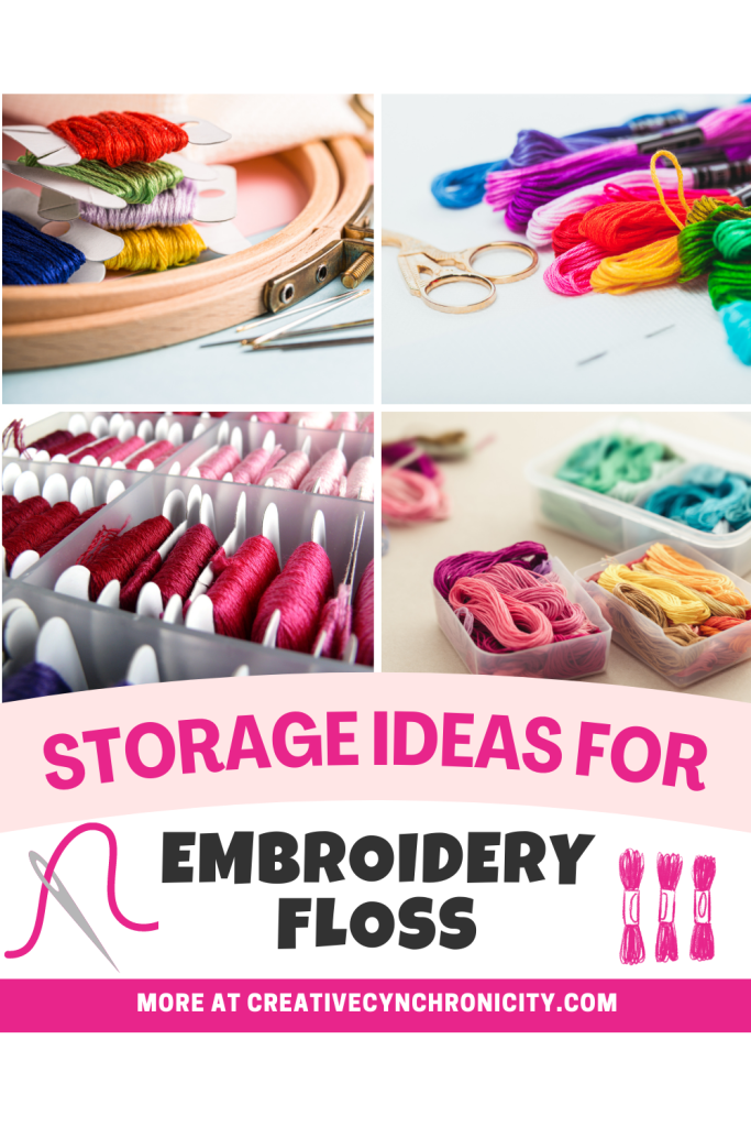 how to organize embroidery floss