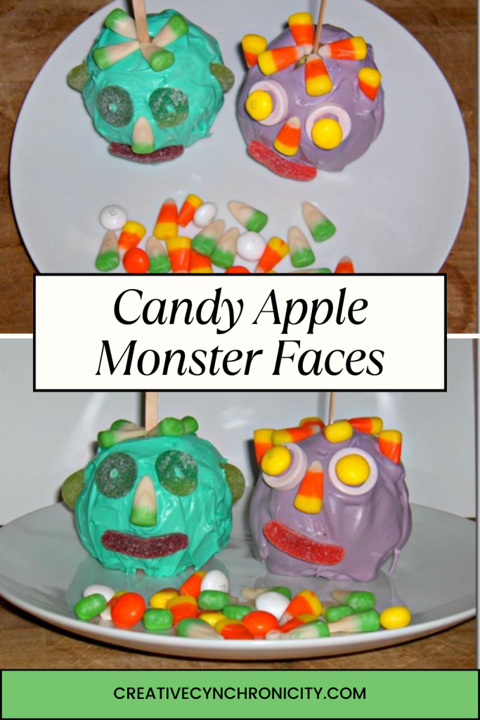 Candy Apple Monster Faces
