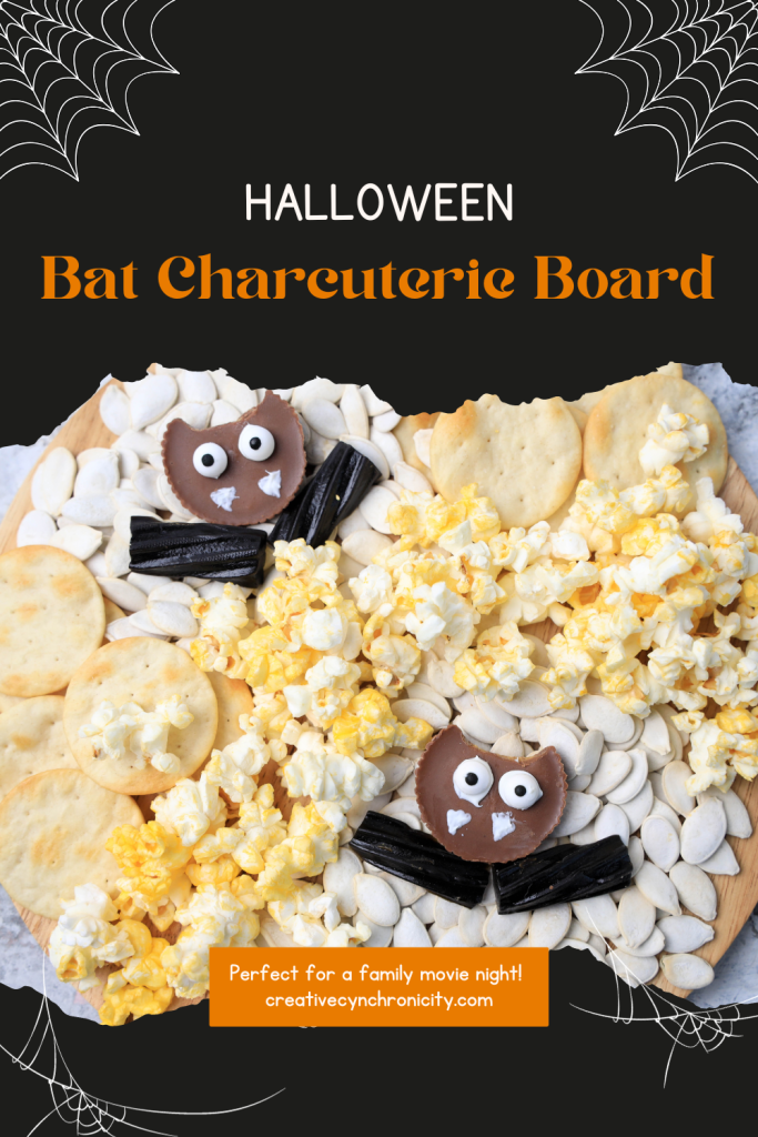 Bat Charcuterie Board for Halloween