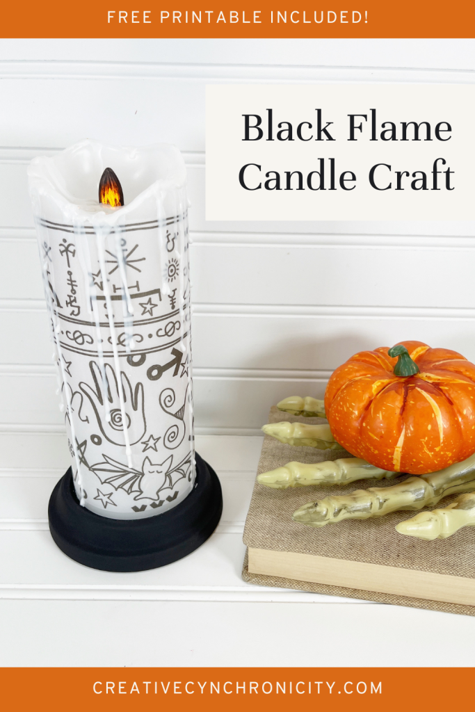 Black Flame Candle Craft