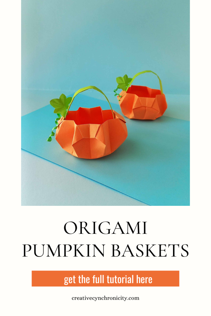 Origami Pumpkin Basket