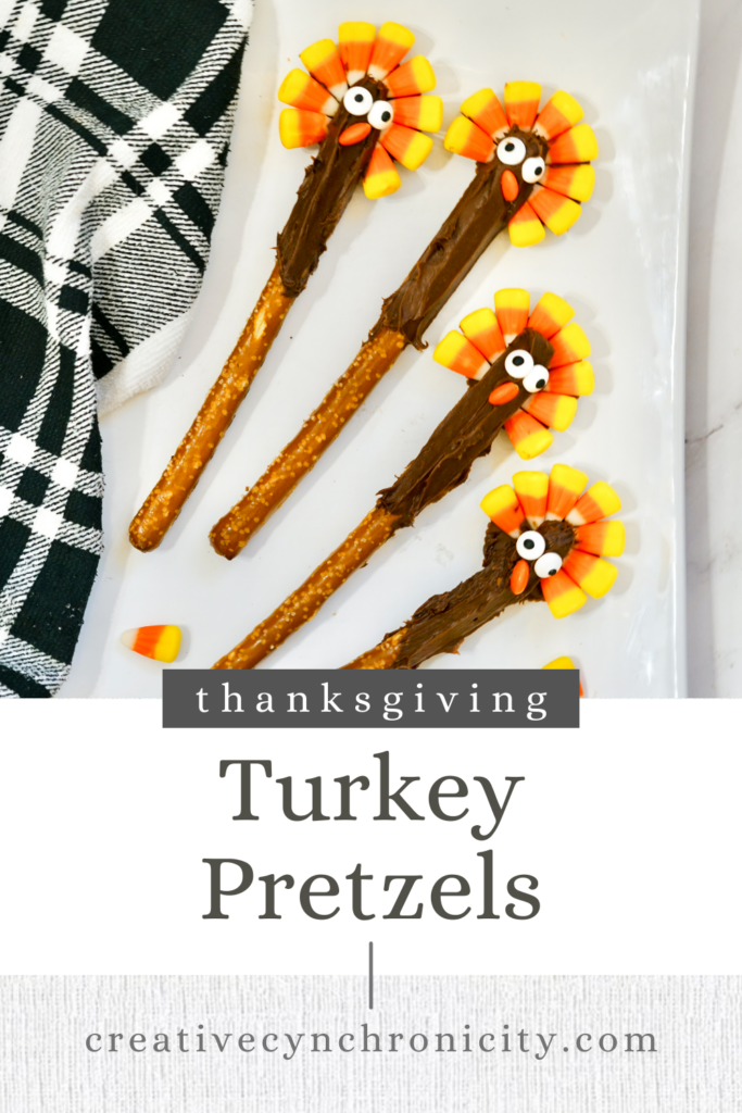 Thanksgiving Turkey Pretzel Sticks